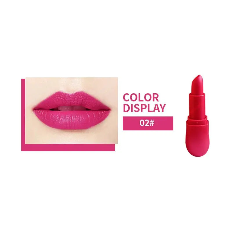 Long - Lasting Waterproof Non - Stick Matte Lipstick