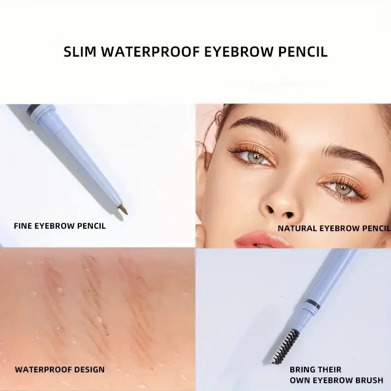 Light Blue Waterproof Eyebrow Pencil for a Flawless Finish