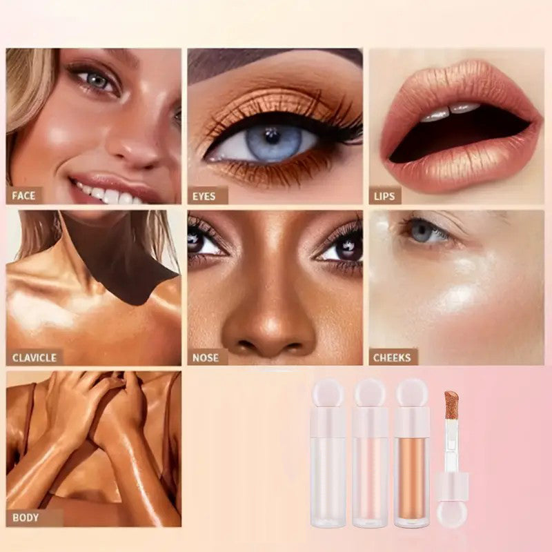 Versatile Moisturizing Liquid Highlighter Stick