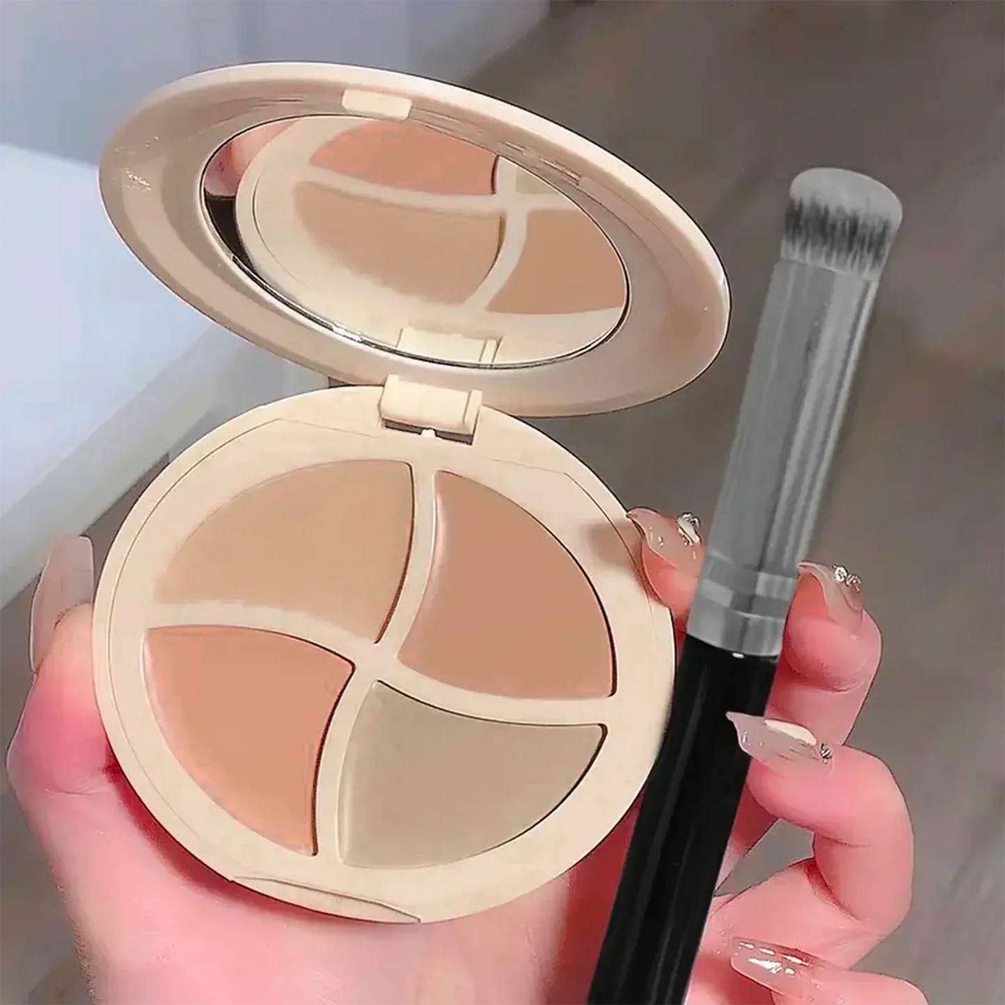 4-Color Multifunctional Concealer Palette —— Brighten, Correct & Contour
