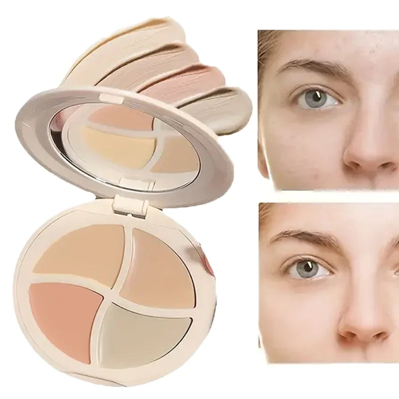 4-Color Multifunctional Concealer Palette —— Brighten, Correct & Contour