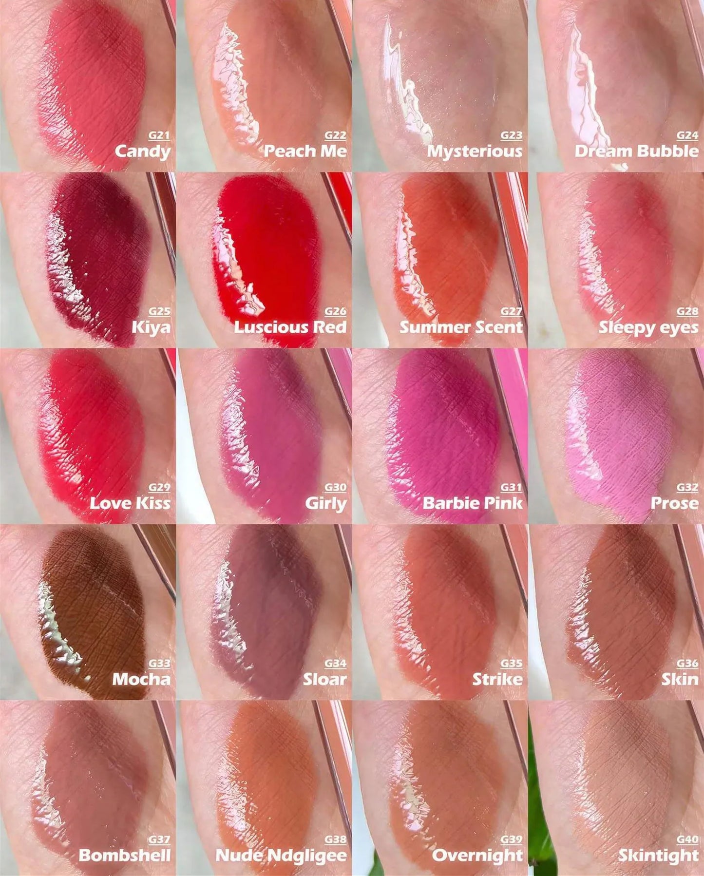 Private Label Sparkling Diamond Transparent Lip Gloss