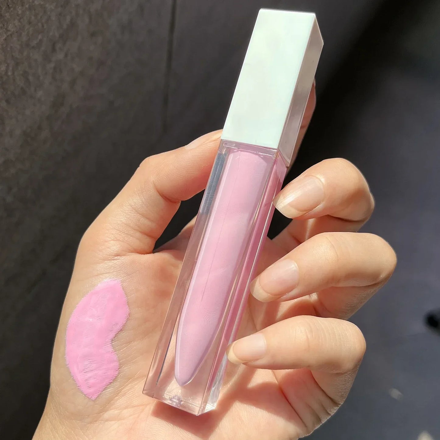 10pcs Custom Logo Waterproof Vegan Glitter Lip - plumping Lip Gloss