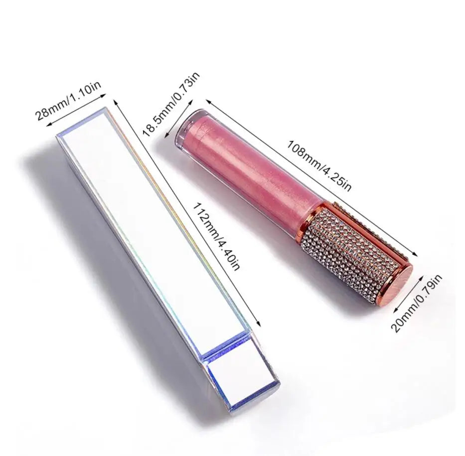 Private Label Sparkling Diamond Transparent Lip Gloss