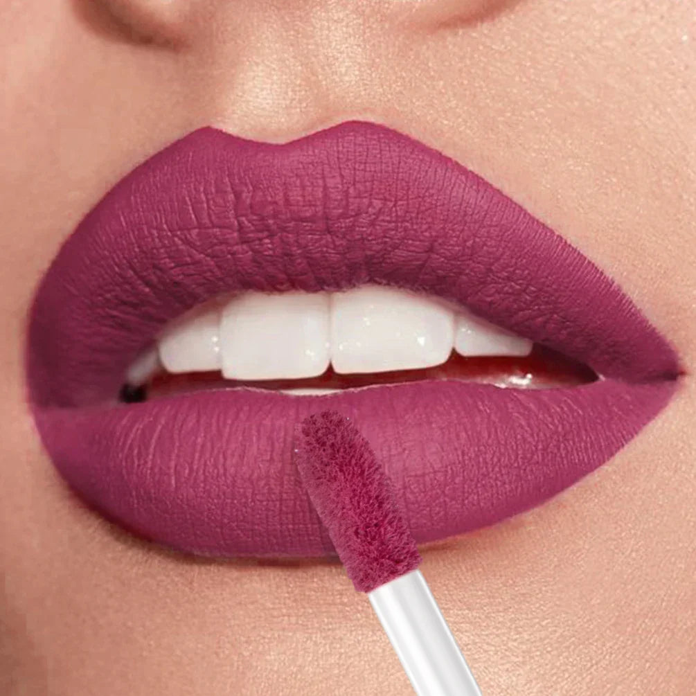 12-Color 24-Hour long-lasting Matte Velvet Lip Gloss