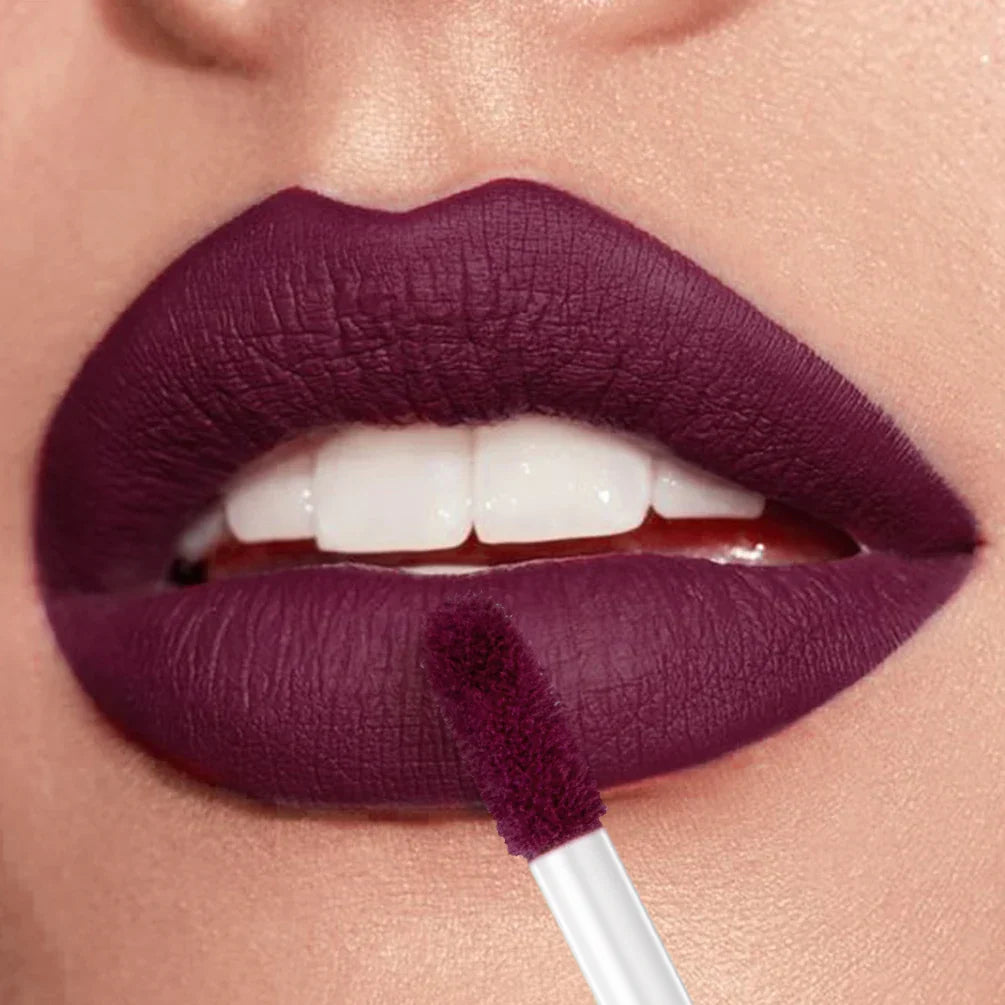 12-Color 24-Hour long-lasting Matte Velvet Lip Gloss