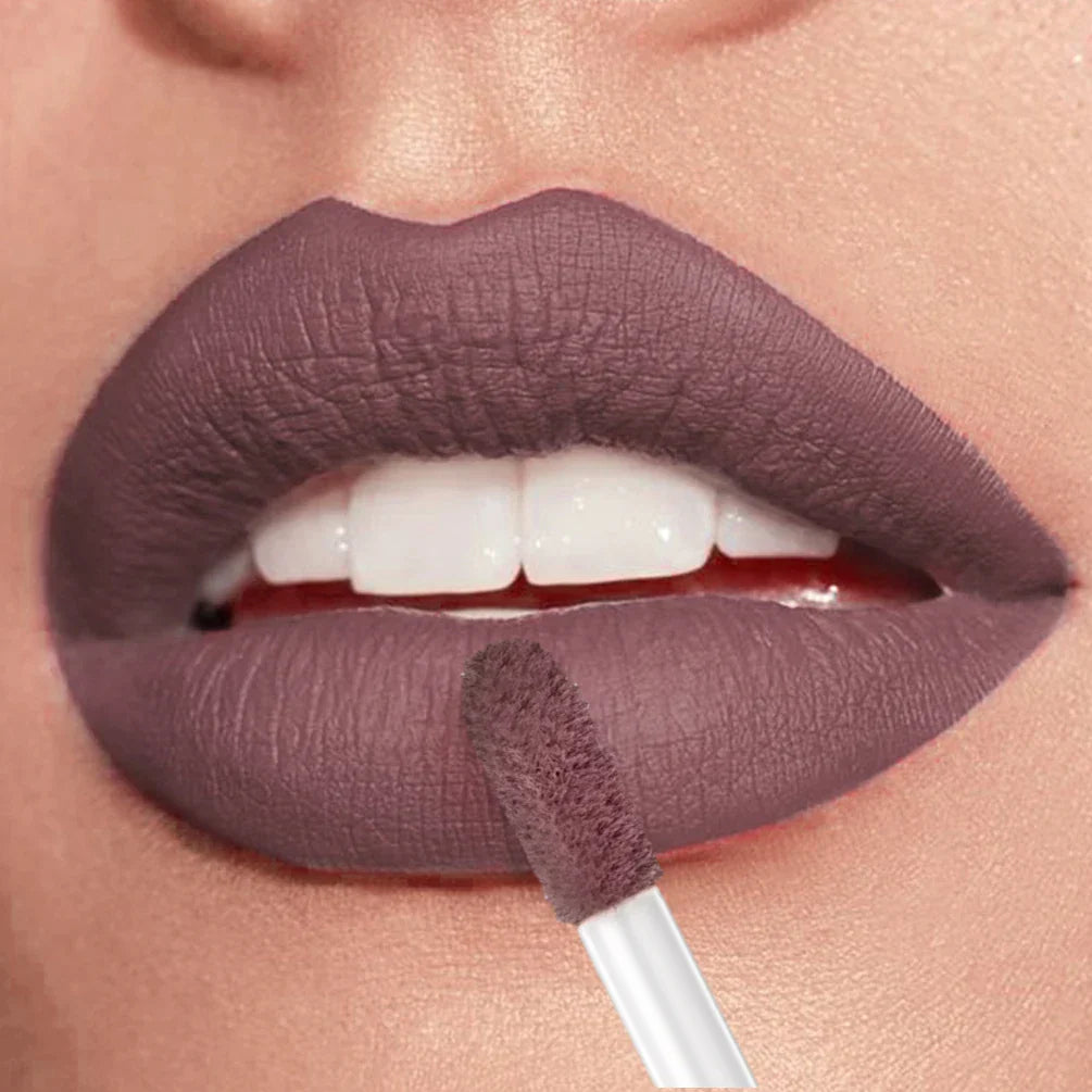 12-Color 24-Hour long-lasting Matte Velvet Lip Gloss