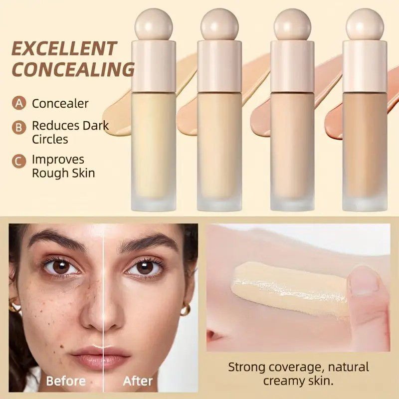 Matte Brightening Oil - Control Liquid Foundation Concealer