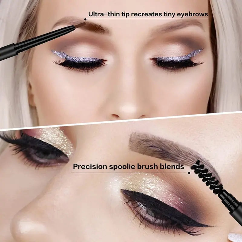 Dual-Sided Retractable Eyebrow Pencil