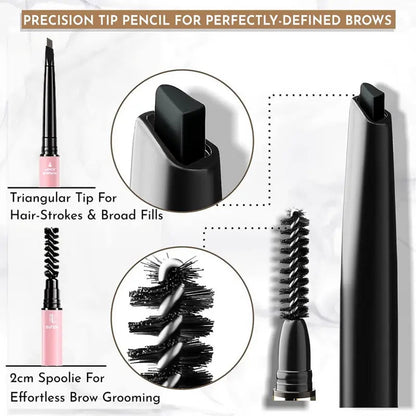 Dual-Sided Retractable Eyebrow Pencil