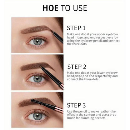 Light Blue Waterproof Eyebrow Pencil for a Flawless Finish