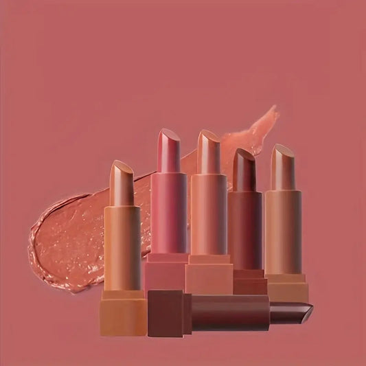 6 Pcs Matte Misty Lipstick Set for All