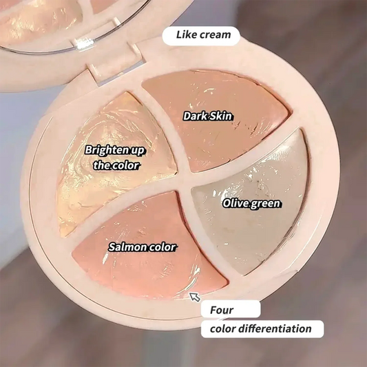 4-Color Multifunctional Concealer Palette —— Brighten, Correct & Contour