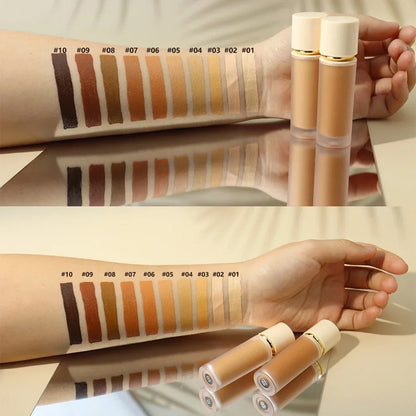 Ten-color Spot-lightening  Liquid Foundation Concealer