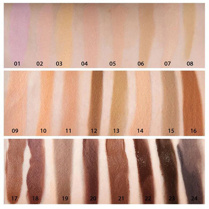 24 Colors Long-lasting Waterproof Face Makeup Liquid Foundation